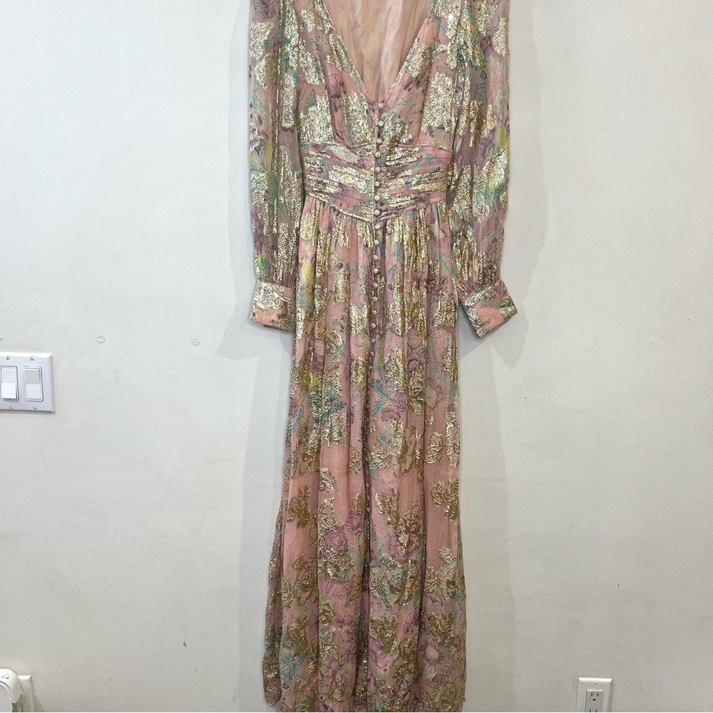 Hemant and Nandita Nora Maxi Dress in rose pink size XS - Picture 5 of 14